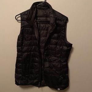 REI black down jacket vest
